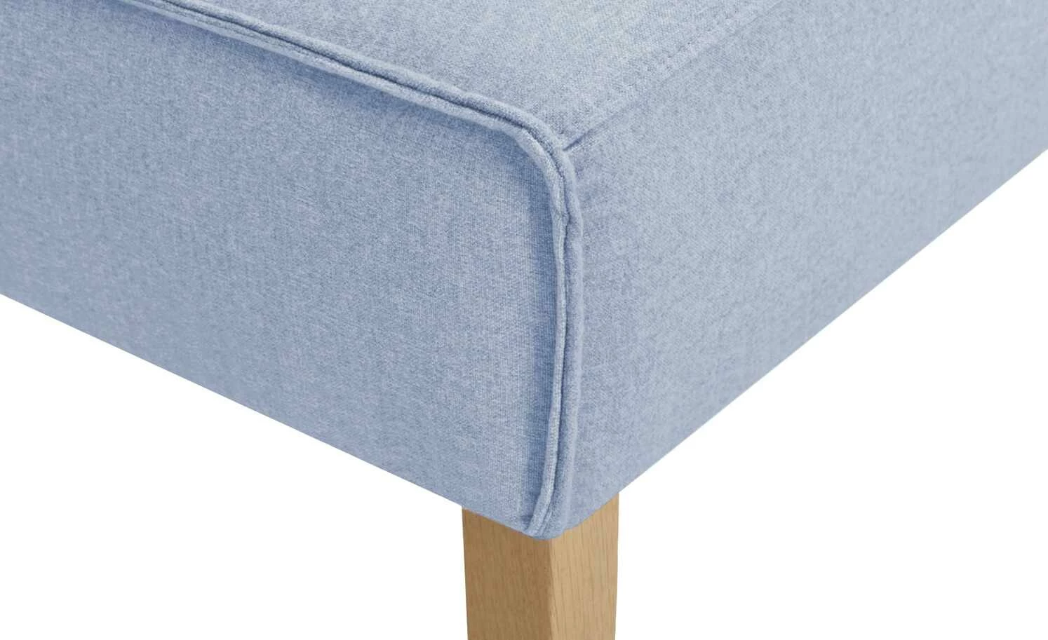 Woodford Polsterbank Gerda | Hellblau 163|cm Eiche 7 Woodford Polsterbank Gerda | Hellblau 163|cm Eiche – Bild 7