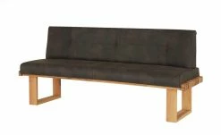 Woodford Polsterbank Alina | Anthrazit (Grau) / Balkeneiche 188|cm