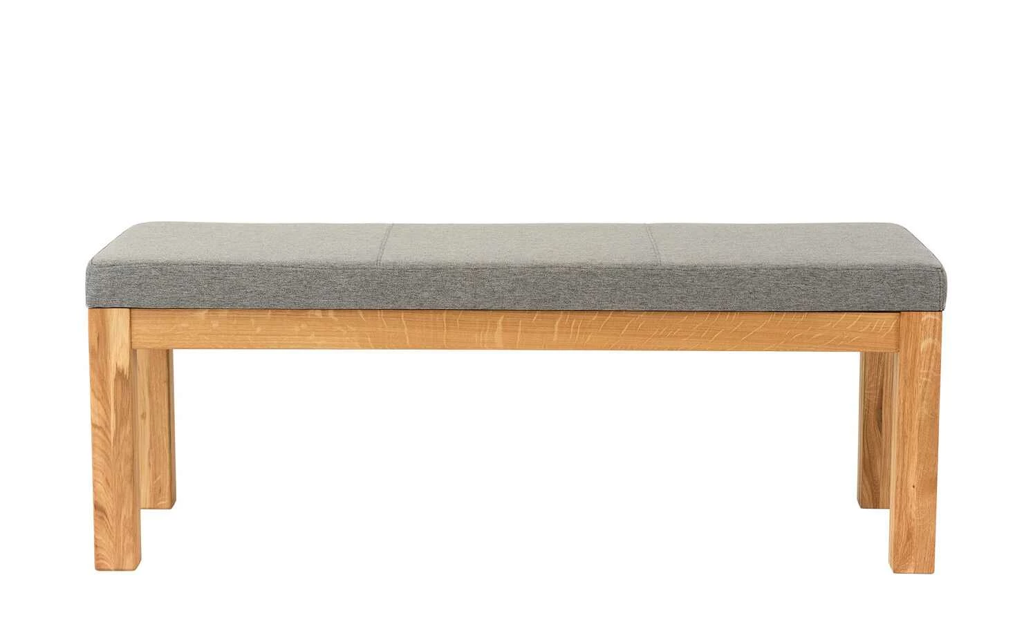 Woodford Polster-Sitzbank massiv Melia | Shark Skin (Hellgrau) Eiche 130|cm 4 Woodford Polster-Sitzbank massiv Melia | Shark Skin (Hellgrau) Eiche 130|cm – Bild 4