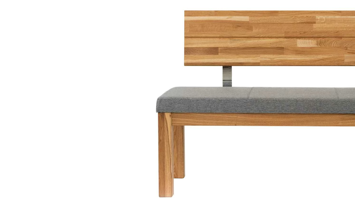 Woodford Polster-Sitzbank massiv Catania | Shark Skin (Hellgrau) 130|cm 2 Woodford Polster-Sitzbank massiv Catania | Shark Skin (Hellgrau) 130|cm – Bild 2