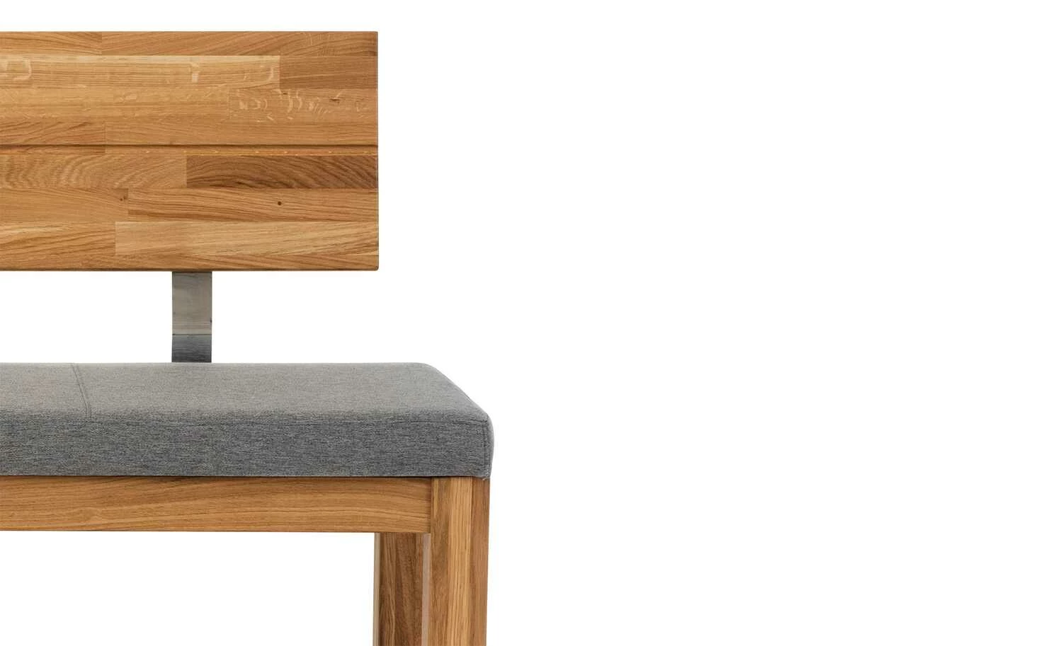 Woodford Polster-Sitzbank massiv Catania | Shark Skin (Hellgrau) 130|cm 3 Woodford Polster-Sitzbank massiv Catania | Shark Skin (Hellgrau) 130|cm – Bild 3