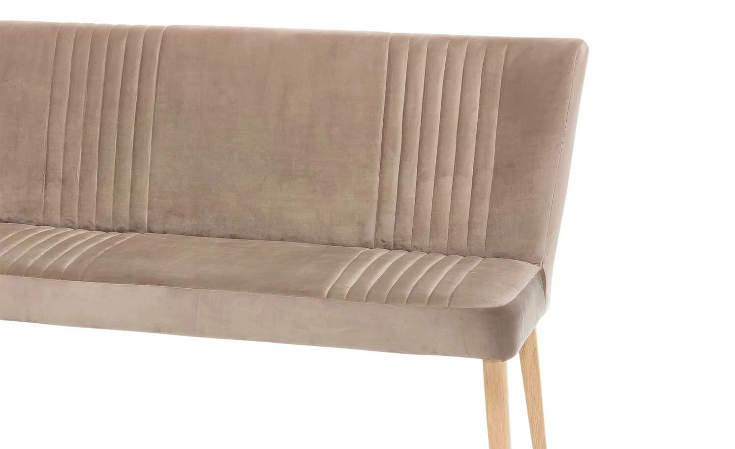 Woodford Polsterbank mit Rückenlehne Iwana | Taupe (Braun) 205|cm Eiche 5 Woodford Polsterbank mit Rückenlehne Iwana | Taupe (Braun) 205|cm Eiche – Bild 5