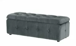 smart Bettbank mit Stauraum Chelli | Taubengrau